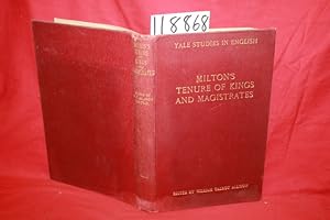 Seller image for The Tenure of Kings and Magistrates for sale by Princeton Antiques Bookshop