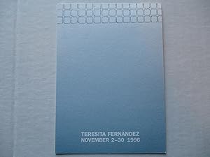 Bild des Verkufers fr Teresita Fernandez Deitch Projects 1996 Exhibition invite postcard zum Verkauf von ANARTIST
