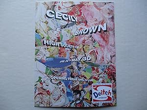 Seller image for Cecily Brown High Society Deitch Projects April 24-May 30 Exhibition invite postcard for sale by ANARTIST