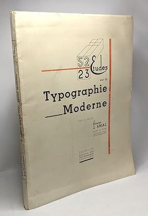 23 études sur la typographie moderne