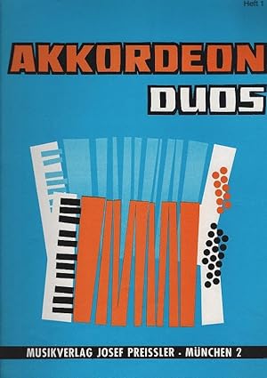 Bild des Verkufers fr Akkordeon-Duos; Heft 1 zum Verkauf von Schrmann und Kiewning GbR
