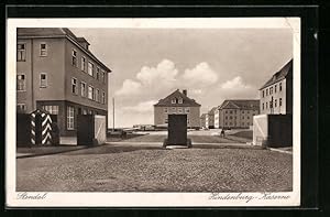 Ansichtskarte Stendal, Hindenburg-Kaserne - Eingangsbereich