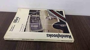 Bild des Verkufers fr Mini Owners Handbook From 1959 zum Verkauf von BoundlessBookstore