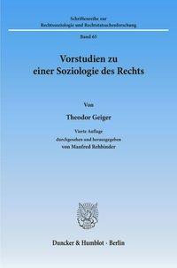 Seller image for Vorstudien zu einer Soziologie des Rechts for sale by moluna