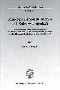 Immagine del venditore per Soziologie als Sozial-, Moral- und Kulturwissenschaft venduto da moluna