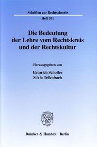 Seller image for Die Bedeutung der Lehre vom Rechtskreis und der Rechtskultur for sale by moluna