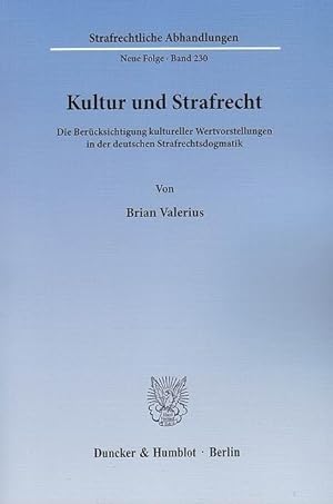 Seller image for Kultur und Strafrecht for sale by moluna