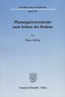 Seller image for Planungsinstrumente zum Schutz des Bodens for sale by moluna