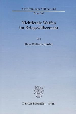 Seller image for Nichtletale Waffen im Kriegsvoelkerrecht for sale by moluna