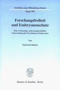 Seller image for Forschungsfreiheit und Embryonenschutz for sale by moluna