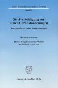 Seller image for Strafverteidigung vor neuen Herausforderungen for sale by moluna