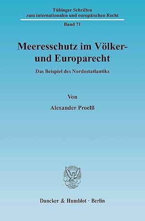 Seller image for Meeresschutz im Völker- und Europarecht for sale by moluna