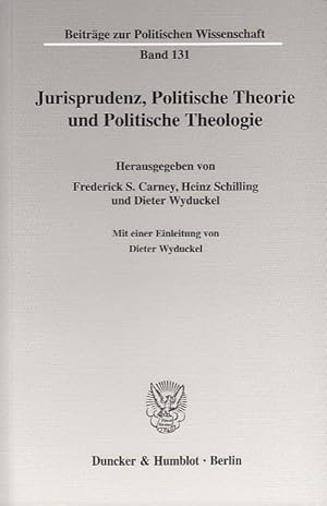 Seller image for Jurisprudenz, Politische Theorie und Politische Theologie. for sale by moluna