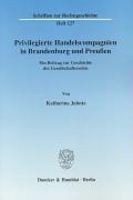 Seller image for Privilegierte Handelscompagnien in Brandenburg und Preu en for sale by moluna