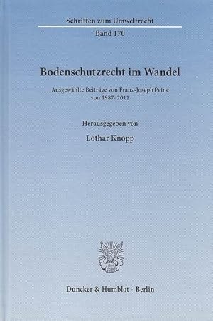 Immagine del venditore per Bodenschutzrecht im Wandel venduto da moluna