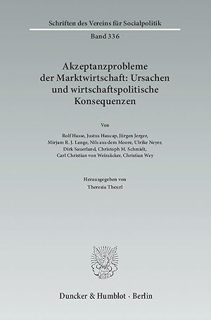 Seller image for Akzeptanzprobleme der Marktwirtschaft: Ursachen und wirtschaftspolitische Konsequenzen for sale by moluna