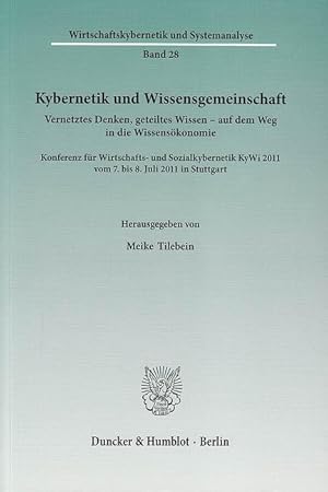 Bild des Verkufers fr Kybernetik und Wissensgemeinschaft zum Verkauf von moluna