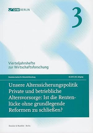 Seller image for Unsere Alterssicherungspolitik for sale by moluna