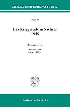 Seller image for Das Kriegsende in Sachsen 1945. for sale by moluna