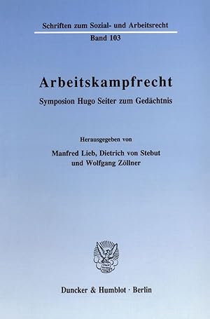 Seller image for Arbeitskampfrecht for sale by moluna
