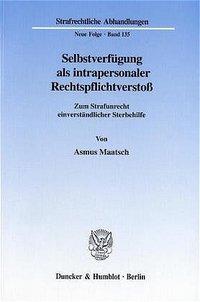 Seller image for Selbstverfügung als intrapersonaler Rechtspflichtversto . for sale by moluna