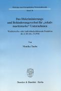 Immagine del venditore per Das Diskriminierungs- und Behinderungsverbot für "relativ marktstarke" Unternehmen venduto da moluna