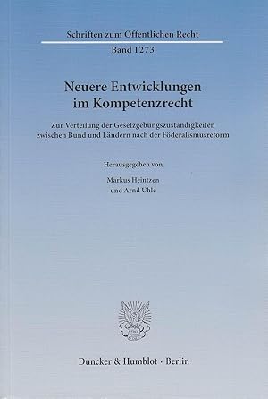 Seller image for Neuere Entwicklungen im Kompetenzrecht for sale by moluna