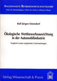 Seller image for kologische Wettbewerbsausrichtung in der Automobilindustrie for sale by moluna