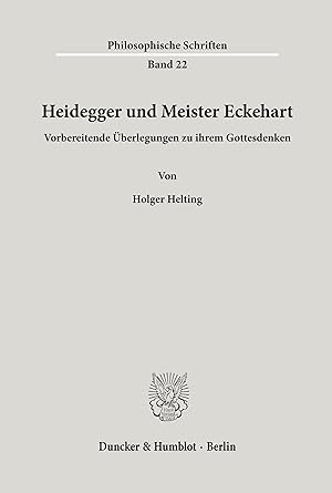 Seller image for Heidegger und Meister Eckehart for sale by moluna