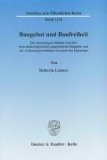 Seller image for Baugebot und Baufreiheit. for sale by moluna