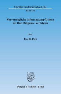 Seller image for Vorvertragliche Informationspflichten im Due Diligence-Verfahren for sale by moluna