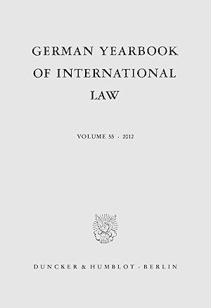 Seller image for Jahrbuch fr Internationales Recht. German Yearbook of International Law. Vol.55 for sale by moluna