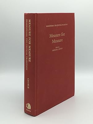 MEASURE FOR MEASURE Shakespeare the Critical Tradition Volume 6