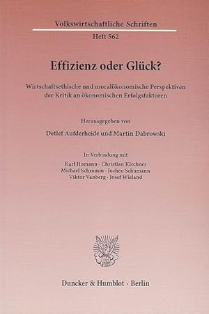 Seller image for Effizienz oder Glck? for sale by moluna