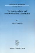 Seller image for Vertrauensschutz und strafprozessuale Absprachen for sale by moluna