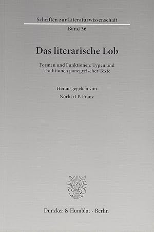 Seller image for Das literarische Lob for sale by moluna