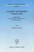 Seller image for Copyleft" im deutschen Urheberrecht for sale by moluna