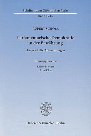 Seller image for Parlamentarische Demokratie in der Bewährung for sale by moluna