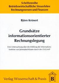 Seller image for Grundsaetze informationsorientierter Rechnungslegung for sale by moluna