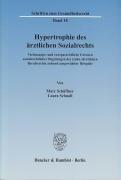 Seller image for Hypertrophie des ärztlichen Sozialrechts for sale by moluna