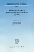 Seller image for Kulturgterschutz - internationale und nationale Aspekte for sale by moluna