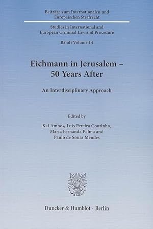 Seller image for Eichmann in Jerusalem - 50 Years After for sale by moluna