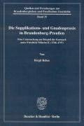 Seller image for Die Supplikations- und Gnadenpraxis in Brandenburg-Preu en for sale by moluna