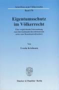 Seller image for Eigentumsschutz im Voelkerrecht for sale by moluna