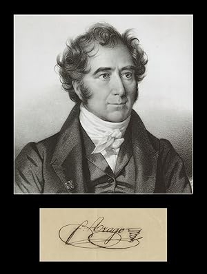 Imagen del vendedor de Franois Arago (1786-1853) - Grande signature + Photo a la venta por PhP Autographs