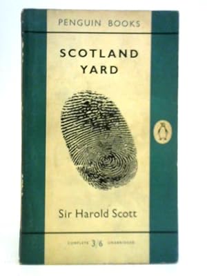 Bild des Verkufers fr Scotland Yard zum Verkauf von World of Rare Books