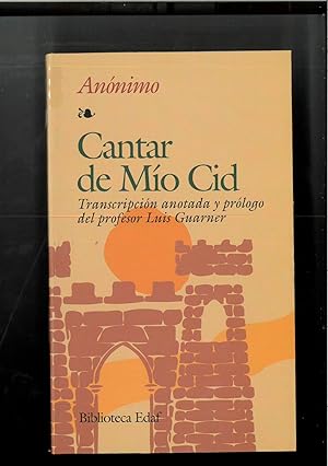 Imagen del vendedor de Cantar de Mo Cid a la venta por Papel y Letras