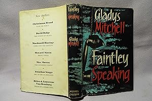 Seller image for Faintley Speaking : First printing for sale by PW Books