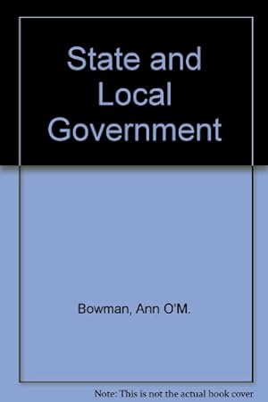 Image du vendeur pour State and Local Government mis en vente par Redux Books