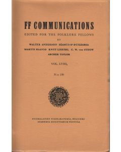 Imagen del vendedor de Die Metrik des Kalevala-verses [FF communications, 139] a la venta por Joseph Burridge Books